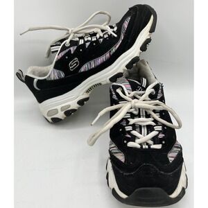 Skechers D'Lites Interlude 11978‎ Black Sneakers Women's Size 7
